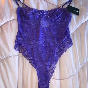 🛑❌SOLD🛑❌Fashion Nova Sexy Purple Lace Teddy